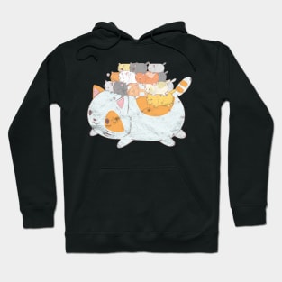 Cat Mom Cuddle Pile Hoodie